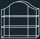 Vitrina de lujo para Coleccionistas Crystal, Niquelado, 27,5 x 28 x 8 cm, sin luz